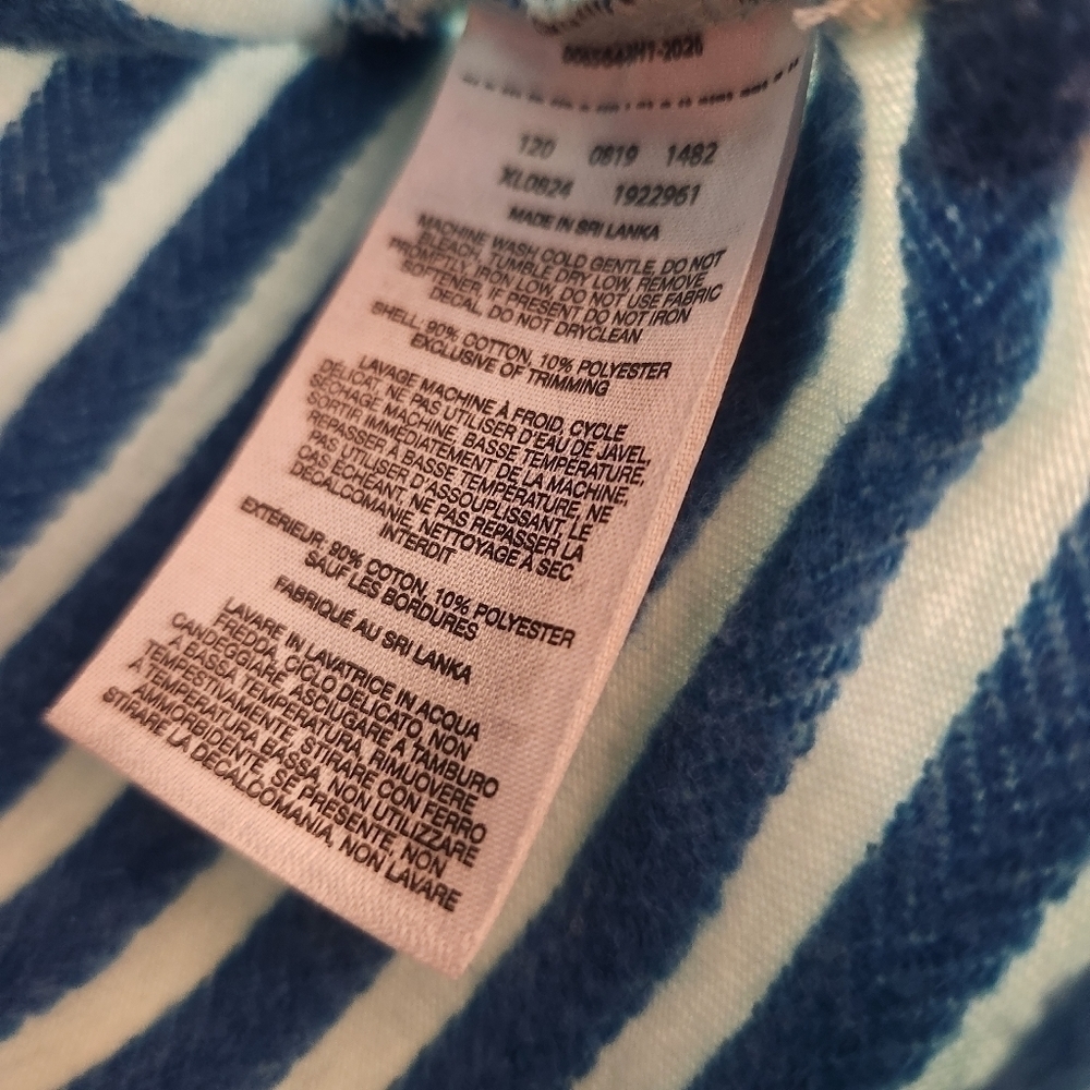 Columbia Women's Melody Spring Full Zip Striped Hooded Jacket Size Medium - Picture 6 of 8